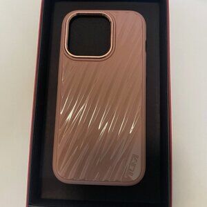 Tumi iPhone 15 Pro Max Phone Case w/ Velvet Interior - Blush